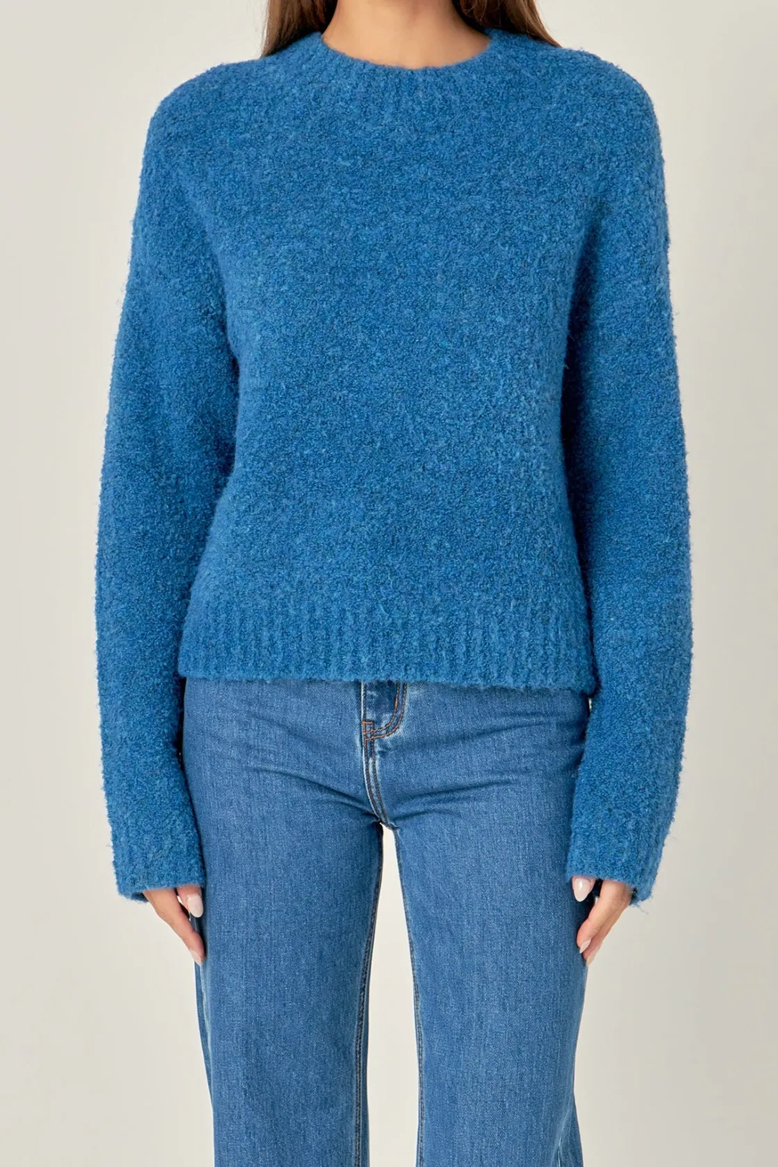 english_factory__cozy_rou_35.webp ENGLISH FACTORY Sweaters & Knits | Tops*- Cozy Roundneck Sweater