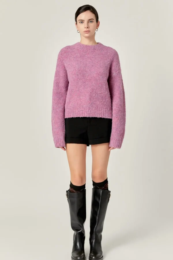 ENGLISH FACTORY Sweaters & Knits | Tops*- Cozy Roundneck Sweater