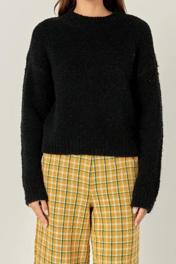 ENGLISH FACTORY Sweaters & Knits | Tops*- Cozy Roundneck Sweater