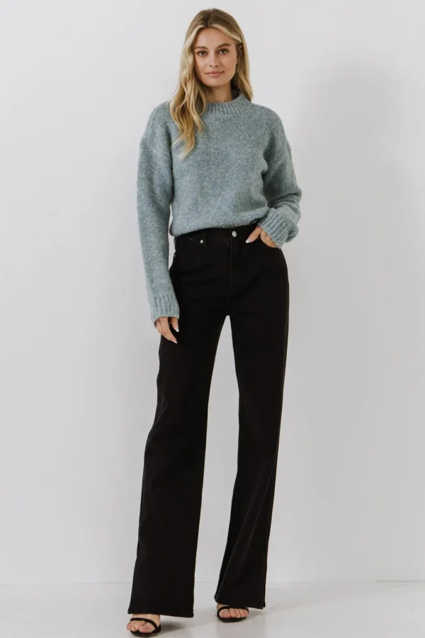 ENGLISH FACTORY Sweaters & Knits | Tops*- Cozy Roundneck Sweater