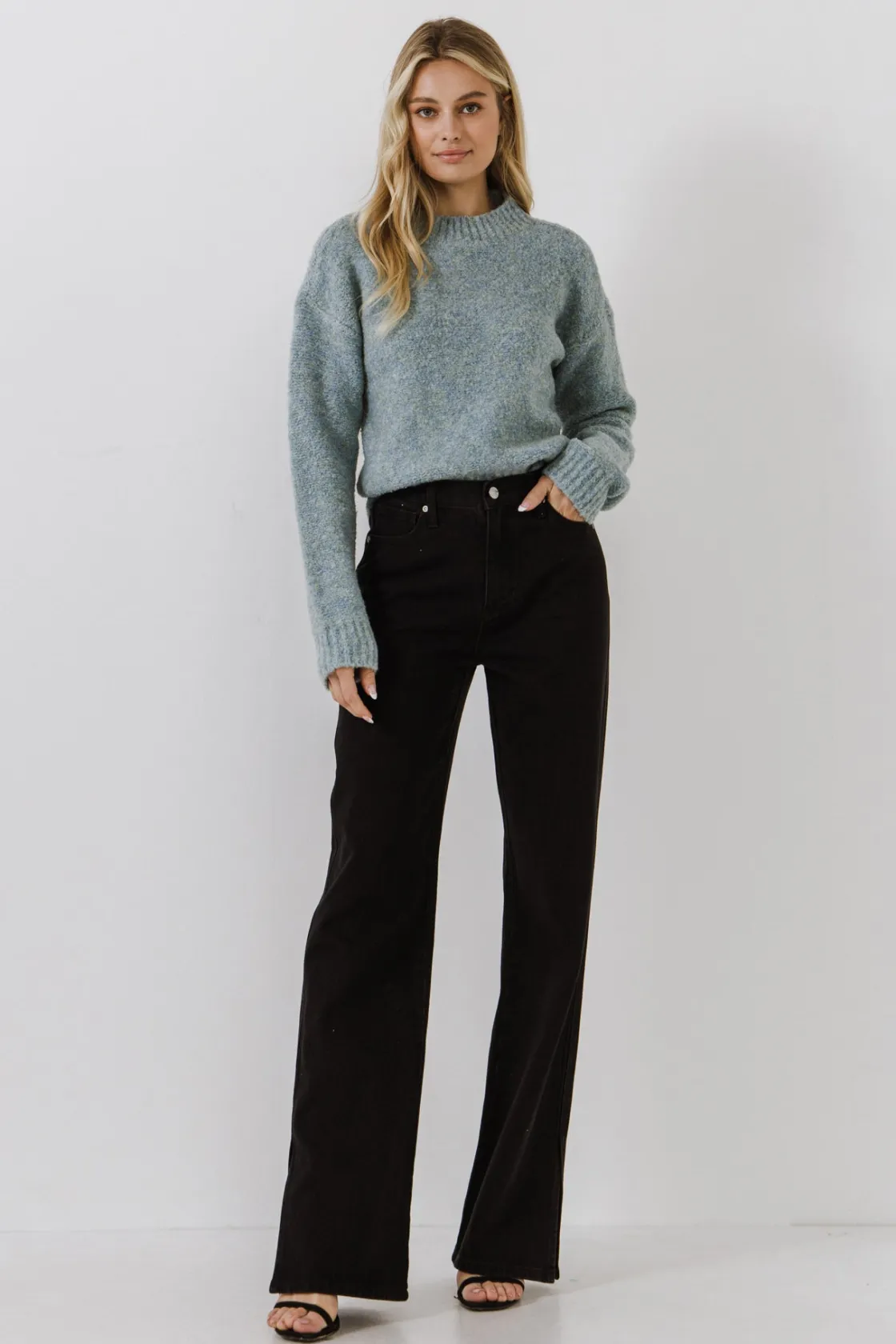 english_factory__cozy_rou_44.webp ENGLISH FACTORY Sweaters & Knits | Tops*- Cozy Roundneck Sweater