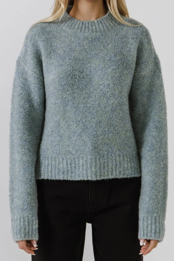 ENGLISH FACTORY Sweaters & Knits | Tops*- Cozy Roundneck Sweater