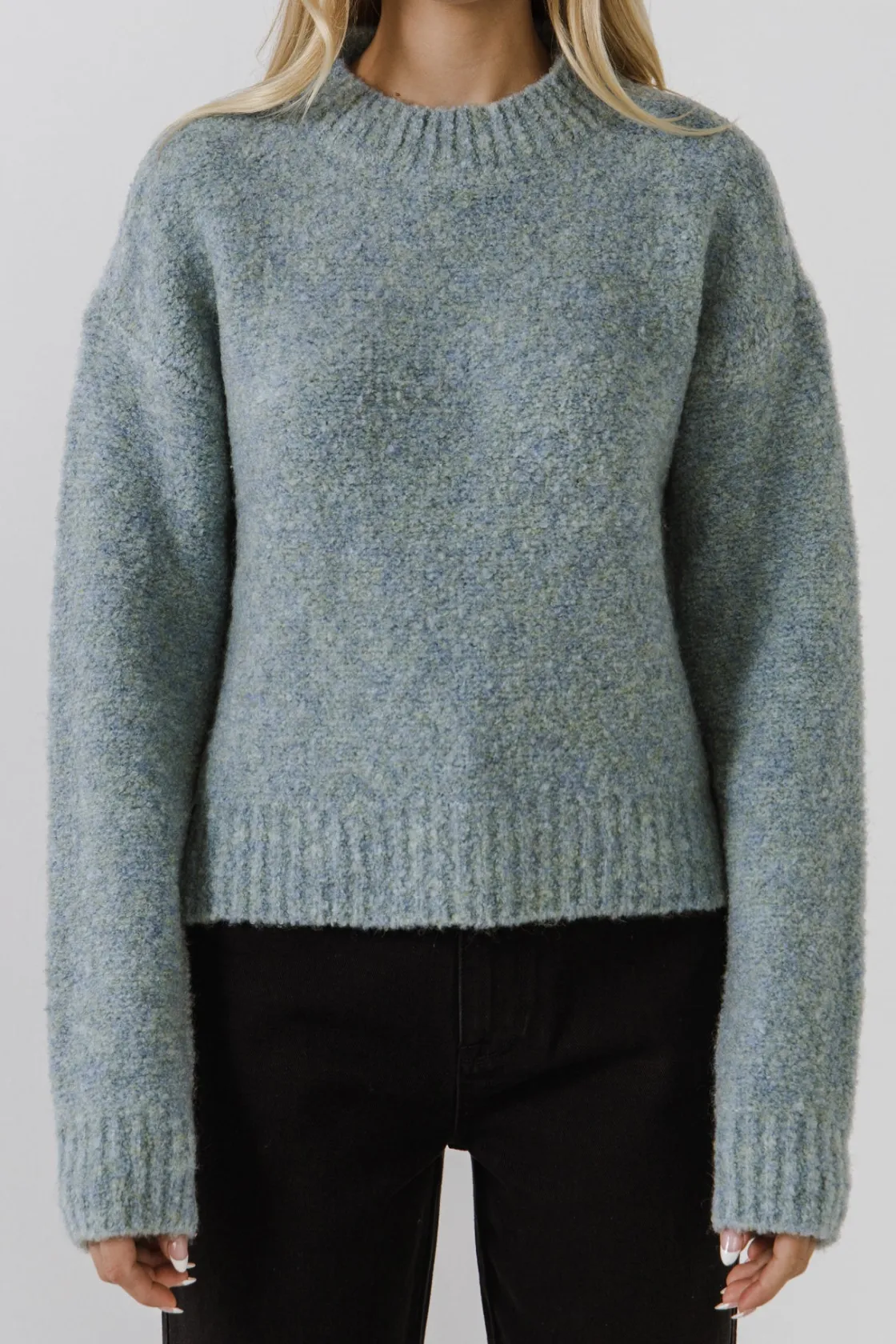 english_factory__cozy_rou_45.webp ENGLISH FACTORY Sweaters & Knits | Tops*- Cozy Roundneck Sweater