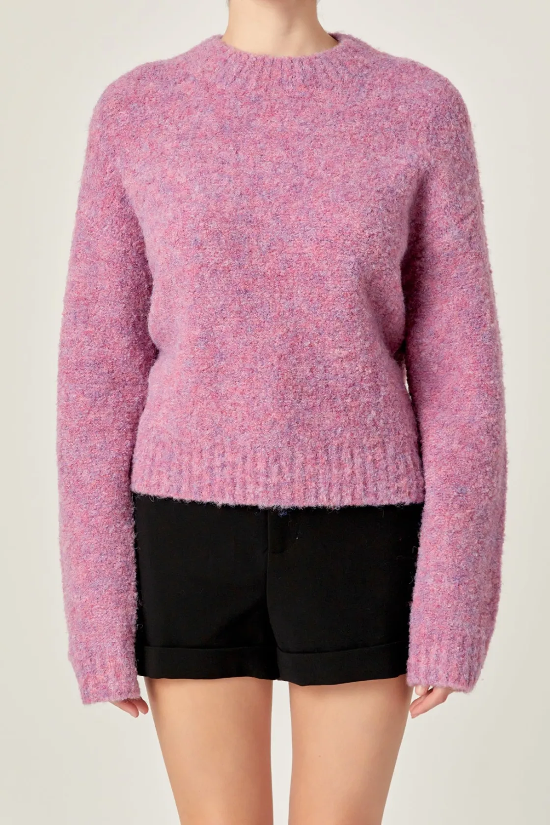 english_factory__cozy_rou_5-1.webp ENGLISH FACTORY Sweaters & Knits | Tops*- Cozy Roundneck Sweater