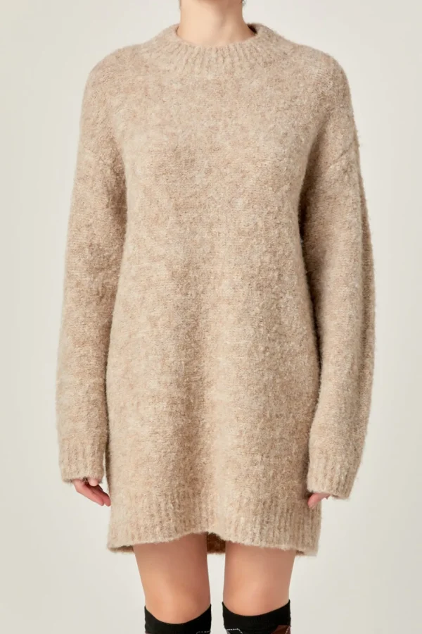 ENGLISH FACTORY Sweaters & Knits | Tops*- Cozy Round Sweater Dress