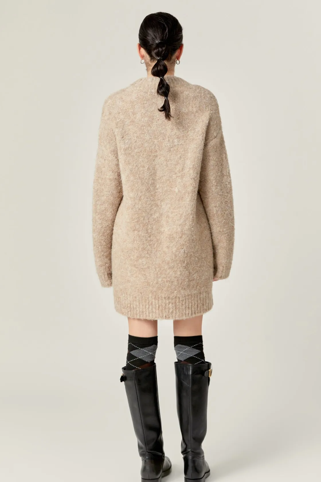english_factory__cozy_rou_7.webp ENGLISH FACTORY Sweaters & Knits | Tops*- Cozy Round Sweater Dress