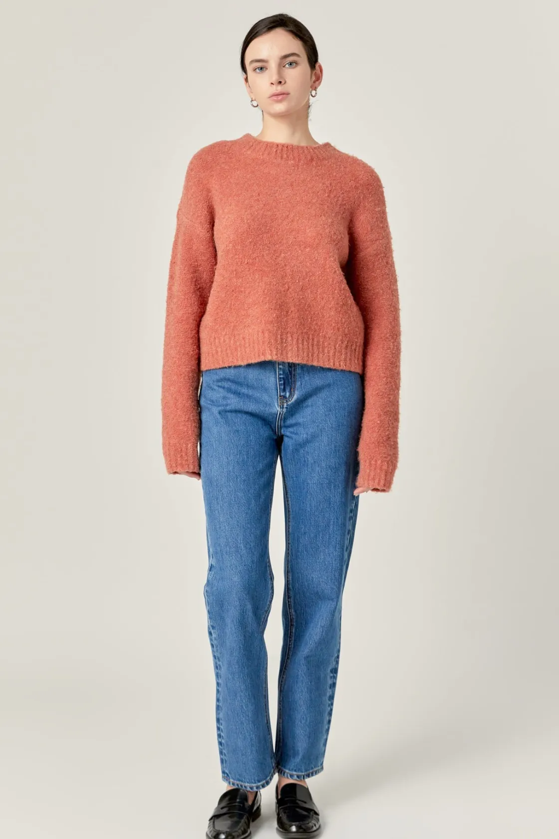 english_factory__cozy_rou_9-1.webp ENGLISH FACTORY Sweaters & Knits | Tops*- Cozy Roundneck Sweater