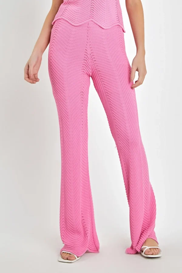 ENGLISH FACTORY Sweaters & Knits | Matching Sets*- Crochet Knit Pants