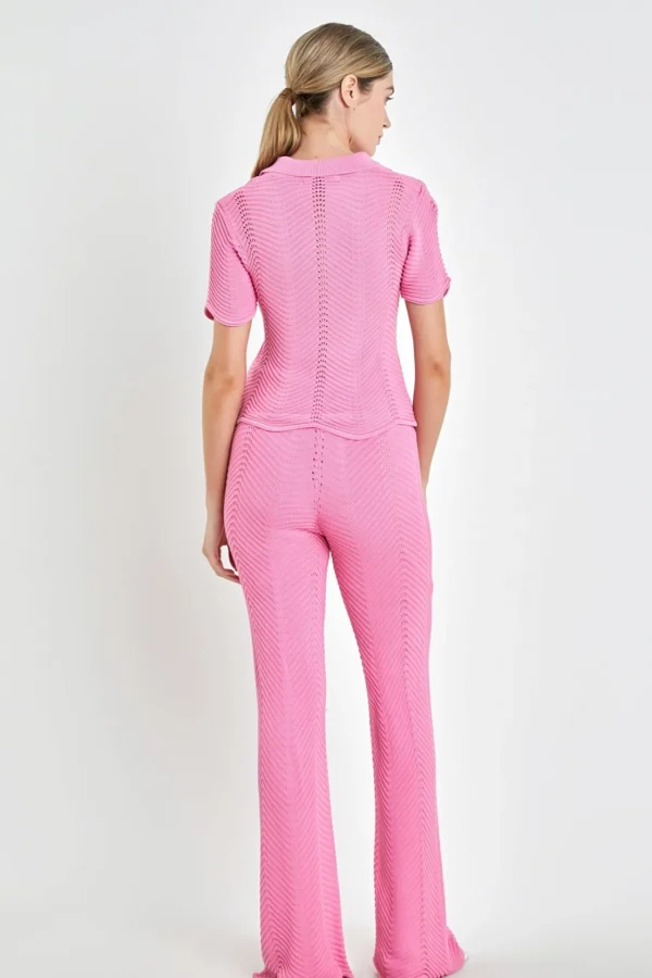 ENGLISH FACTORY Sweaters & Knits | Matching Sets*- Crochet Knit Pants