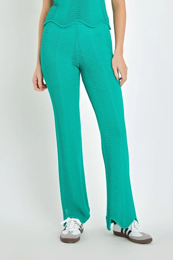 ENGLISH FACTORY Sweaters & Knits | Matching Sets*- Crochet Knit Pants