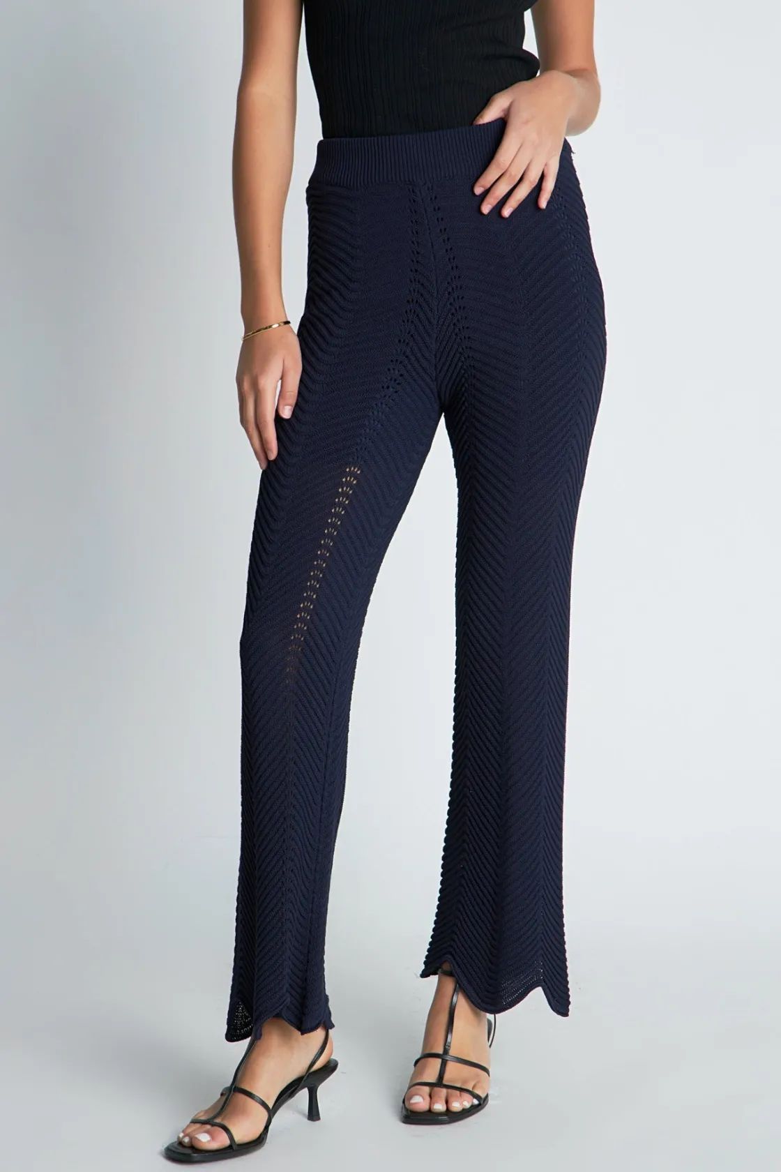 english_factory__crochet__3-4.webp ENGLISH FACTORY Sweaters & Knits | Matching Sets*- Crochet Knit Pants