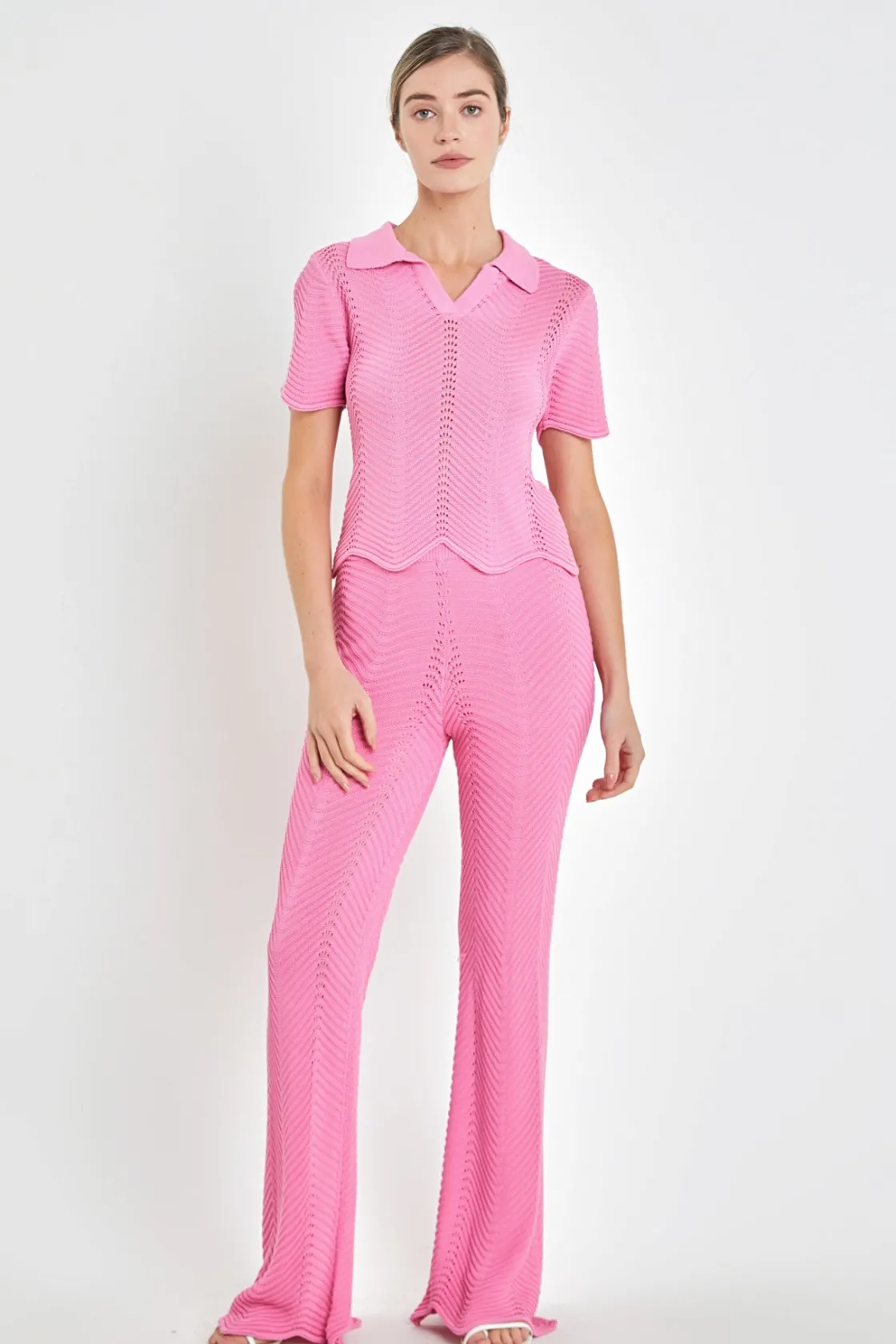 english_factory__crochet__9.webp ENGLISH FACTORY Sweaters & Knits | Matching Sets*- Crochet Knit Pants