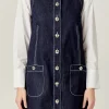 ENGLISH FACTORY Denim | Tops*- Denim Mini Dress NAVYDENIM