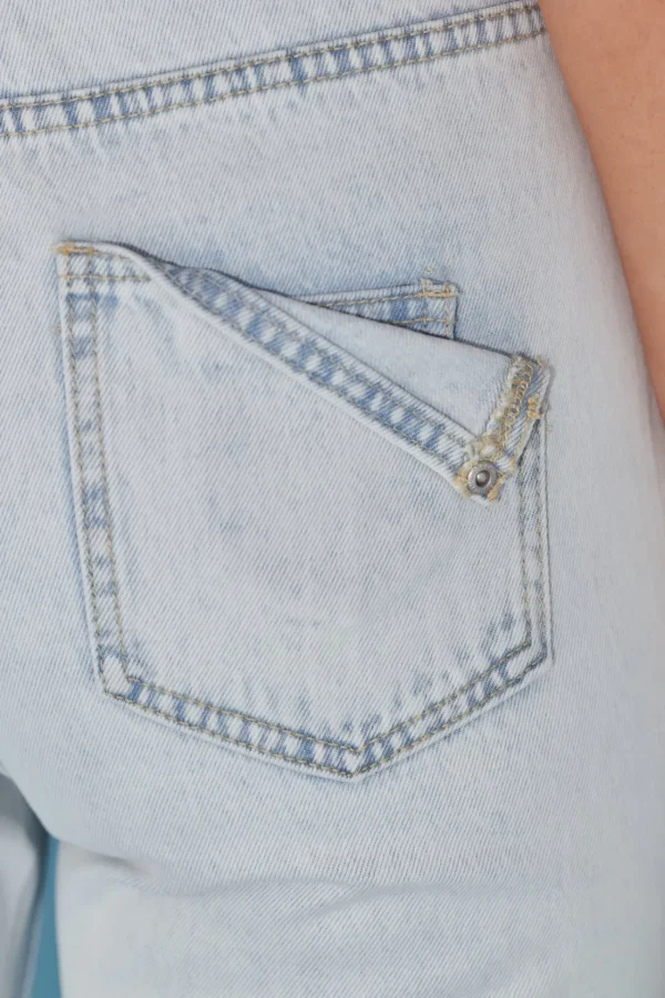 ENGLISH FACTORY Denim | Tops*- Destroyed Mom Jeans
