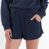ENGLISH FACTORY Shorts & Skorts | Tops*- Dolphin Shorts NAVY