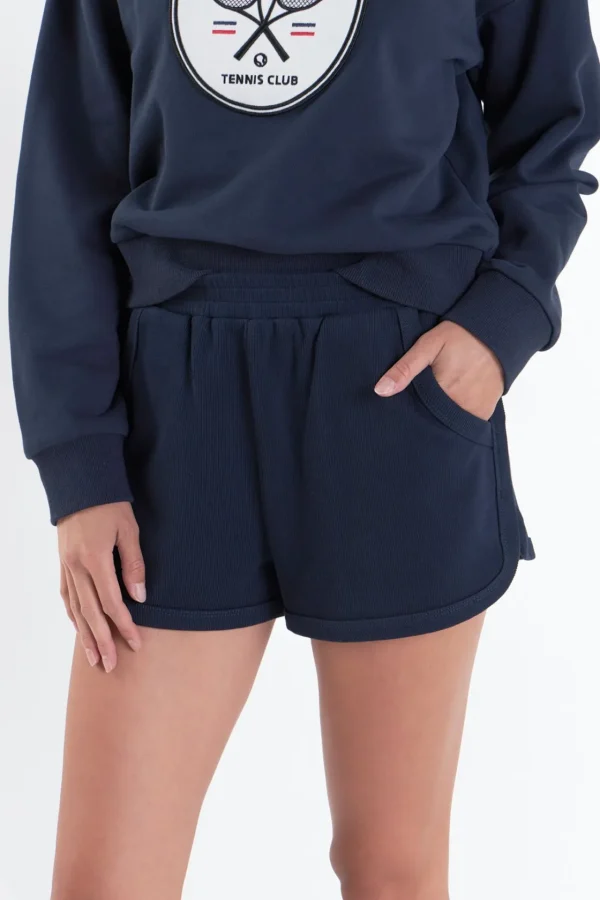 ENGLISH FACTORY Shorts & Skorts | Tops*- Dolphin Shorts NAVY