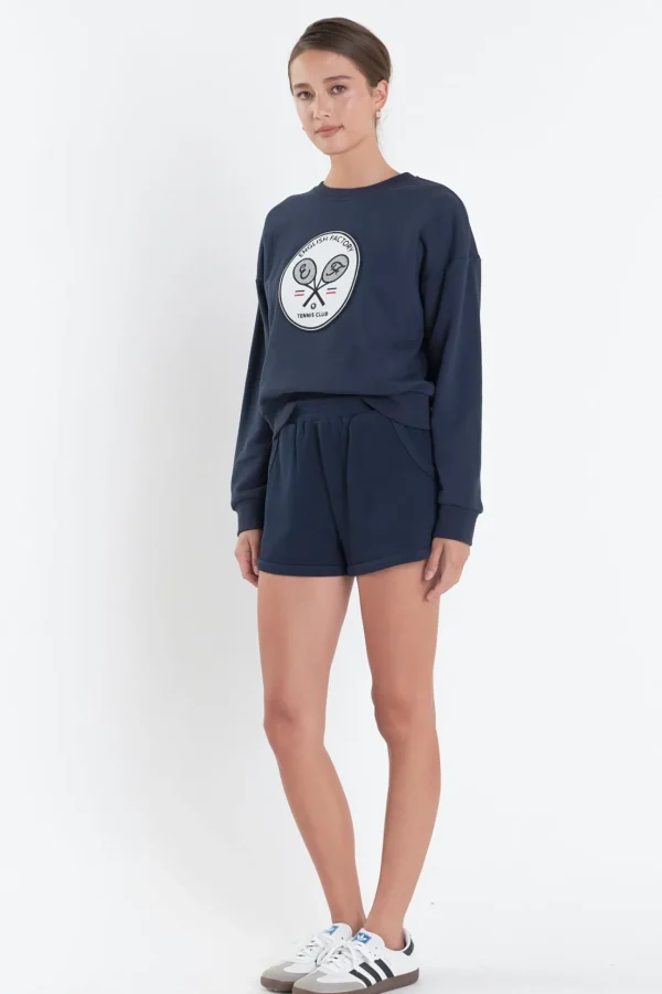 ENGLISH FACTORY Shorts & Skorts | Tops*- Dolphin Shorts NAVY