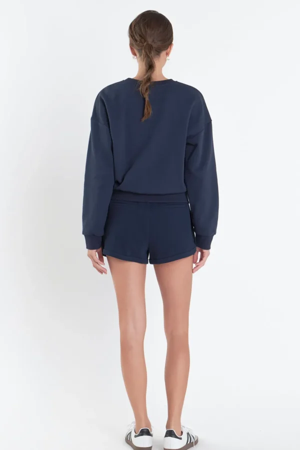 ENGLISH FACTORY Shorts & Skorts | Tops*- Dolphin Shorts NAVY