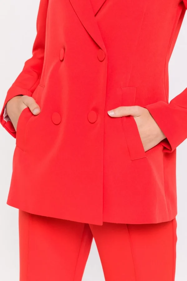 ENGLISH FACTORY Jackets & Coats | Blazers*- Double Breasted Blazer RED