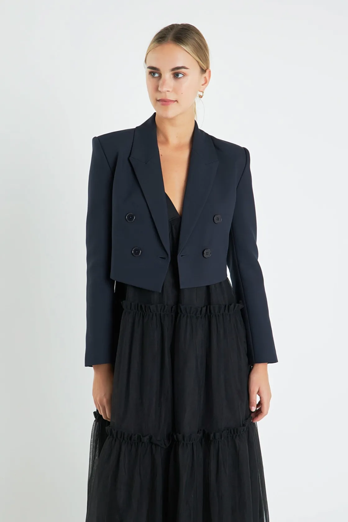english_factory__double_b_3-1.webp ENGLISH FACTORY Matching Sets | Jackets & Coats*- Double Breasted Button Blazer