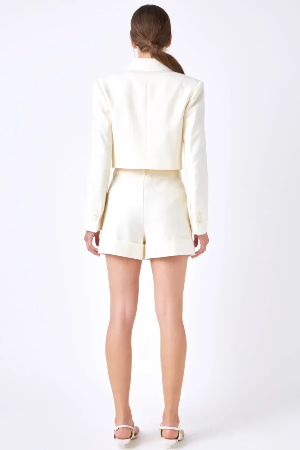 ENGLISH FACTORY Matching Sets | Jackets & Coats*- Double Breasted Button Blazer