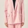 ENGLISH FACTORY Blazers | Tops*- Drapey Blazer PINK