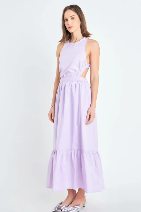 ENGLISH FACTORY Tops*- Elastic Detail Sleeveless Dress