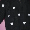 ENGLISH FACTORY Sweaters & Knits | Tops*- Embroidered Heart Sweater