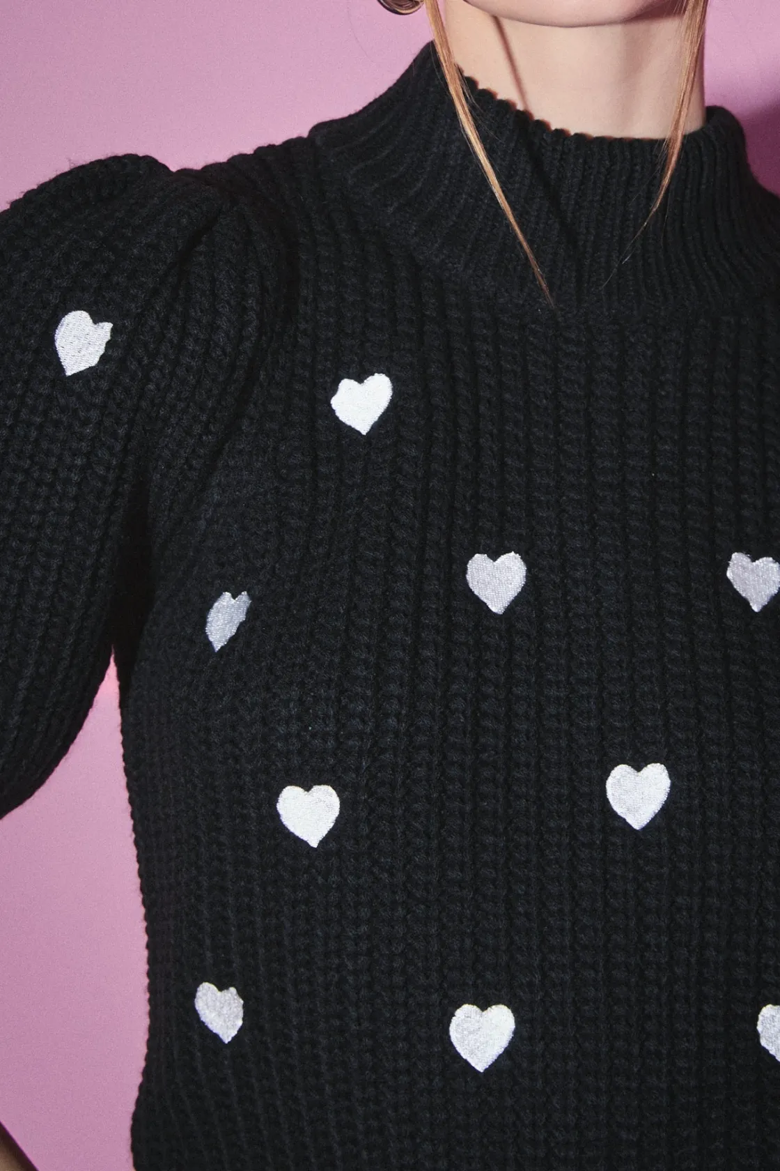 english_factory__embroide_0-15.webp ENGLISH FACTORY Sweaters & Knits | Tops*- Embroidered Heart Sweater