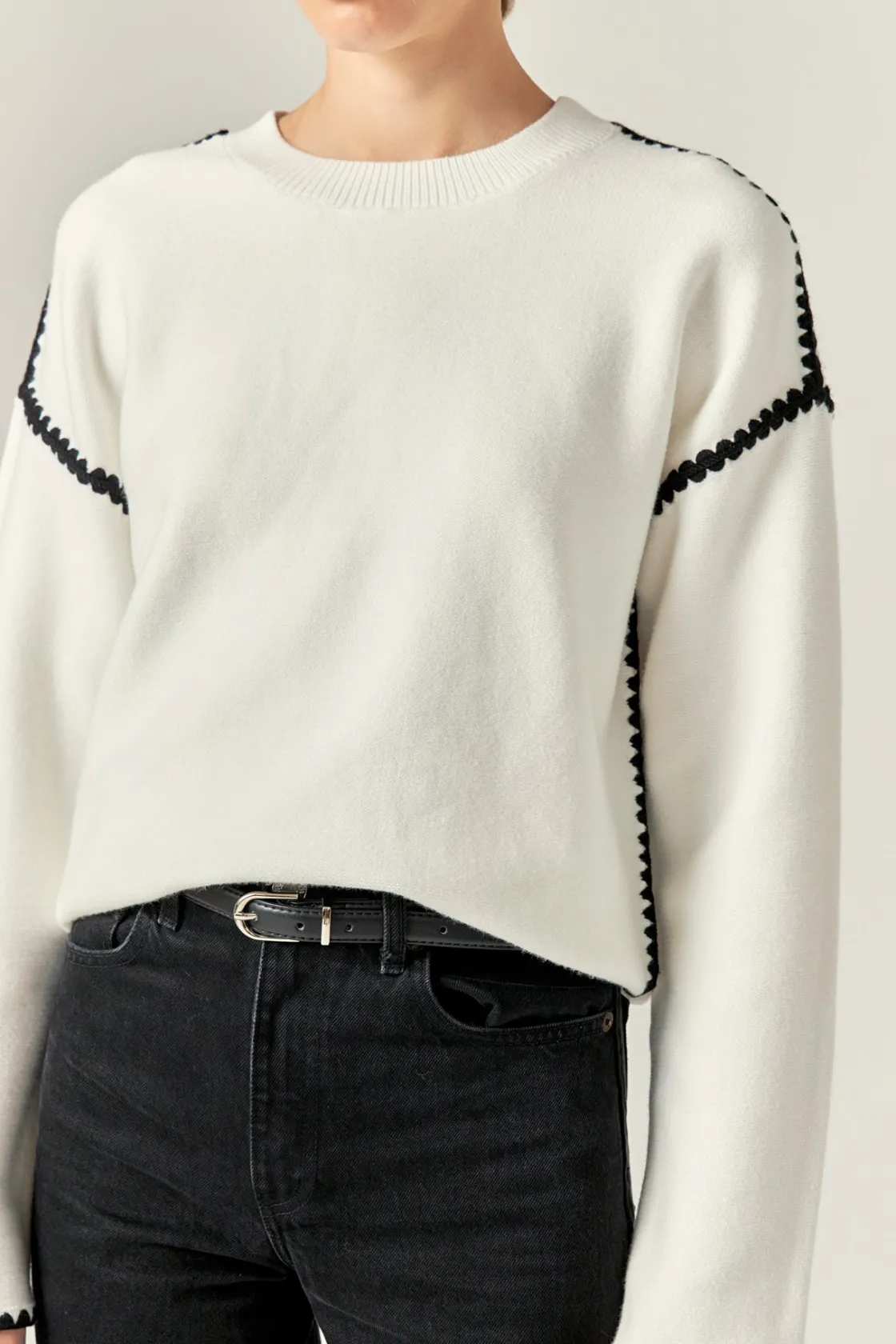 english_factory__embroide_0-16.webp ENGLISH FACTORY Sweaters & Knits*- Embroidery Detailed Sweater