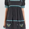 ENGLISH FACTORY Floral Dresses | Tops*- Embroidered Short Sleeve Dress