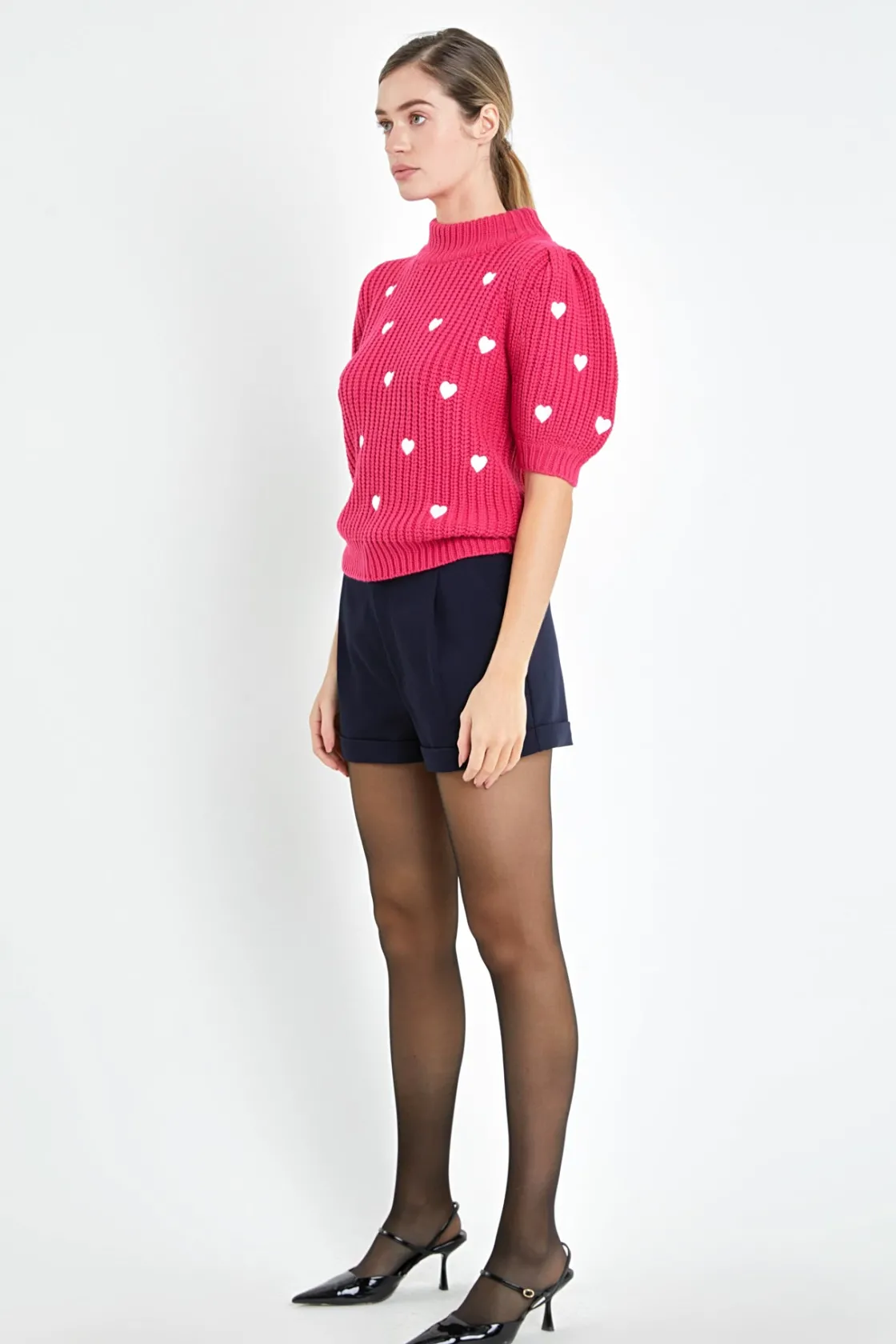 english_factory__embroide_21.webp ENGLISH FACTORY Sweaters & Knits | Tops*- Embroidered Heart Sweater