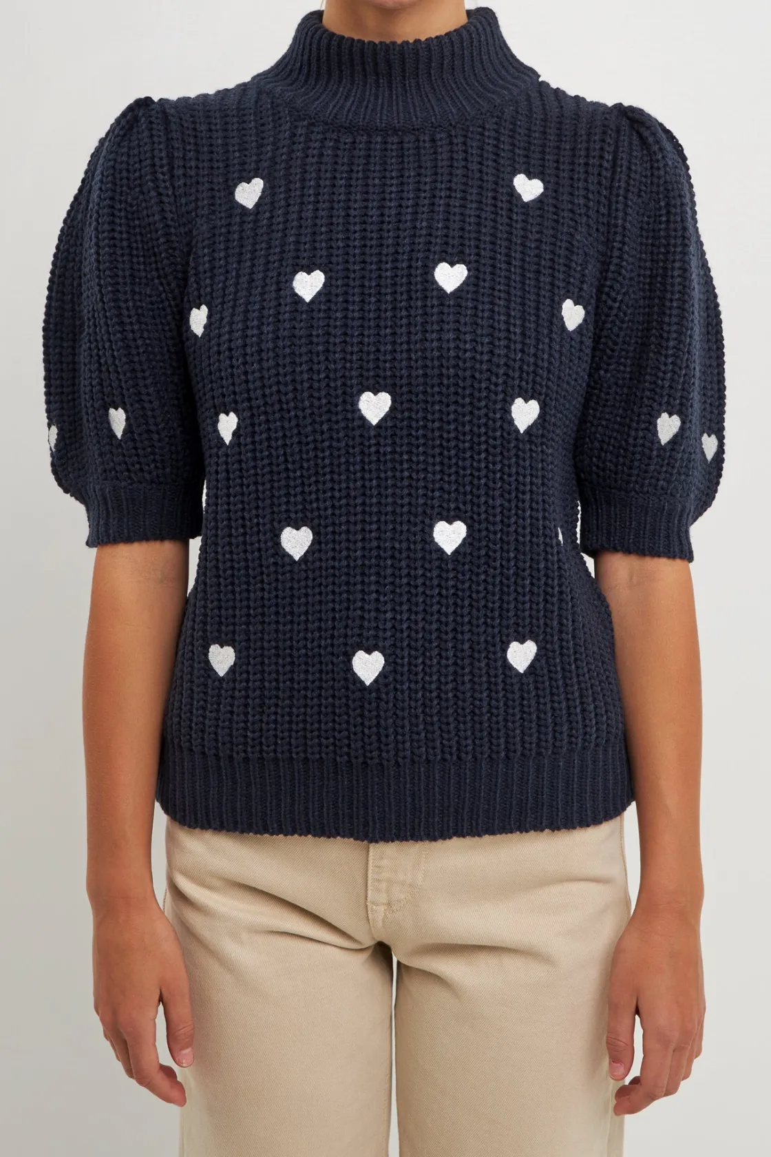 english_factory__embroide_27.webp ENGLISH FACTORY Sweaters & Knits | Tops*- Embroidered Heart Sweater