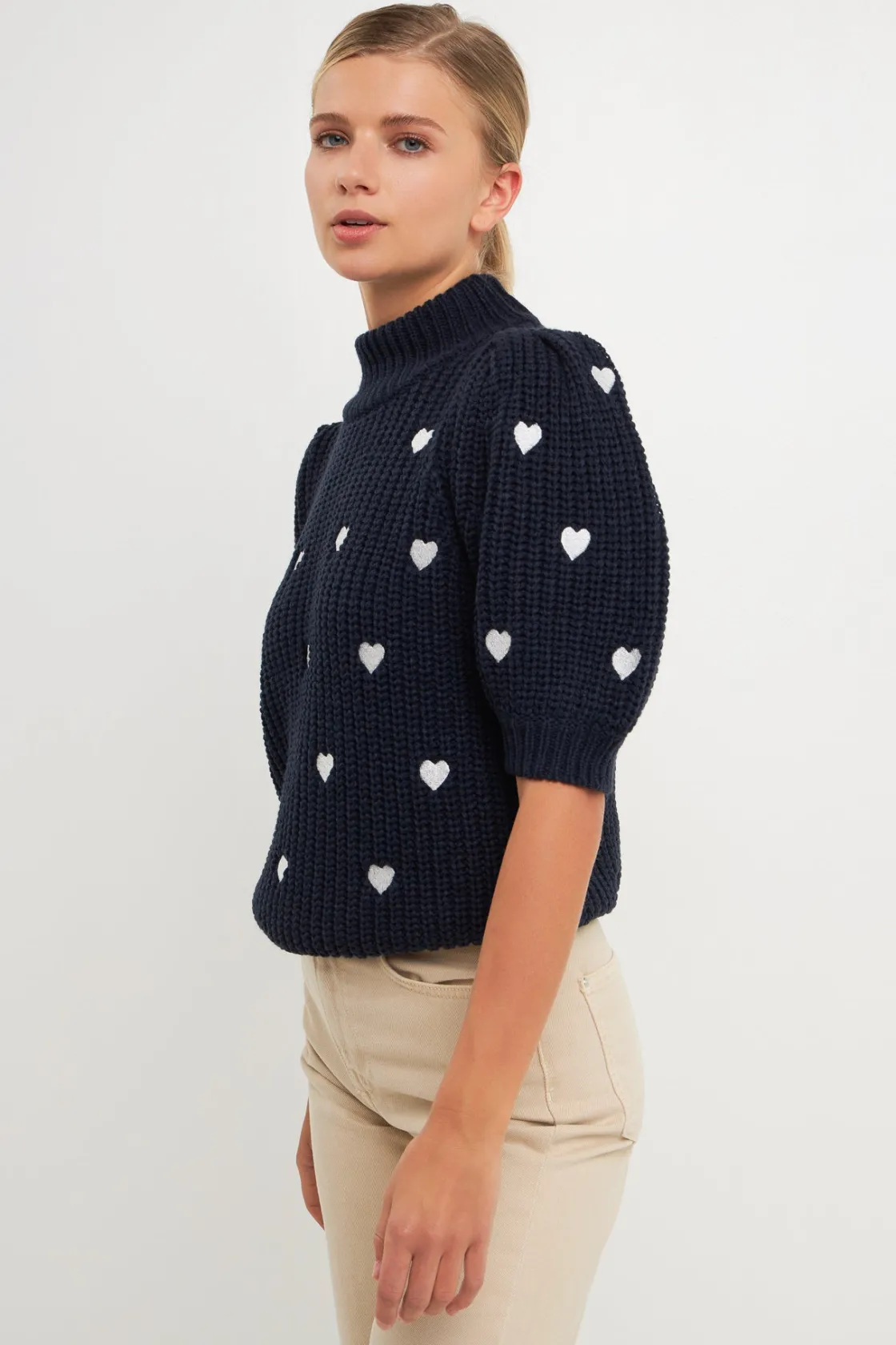 english_factory__embroide_28.webp ENGLISH FACTORY Sweaters & Knits | Tops*- Embroidered Heart Sweater