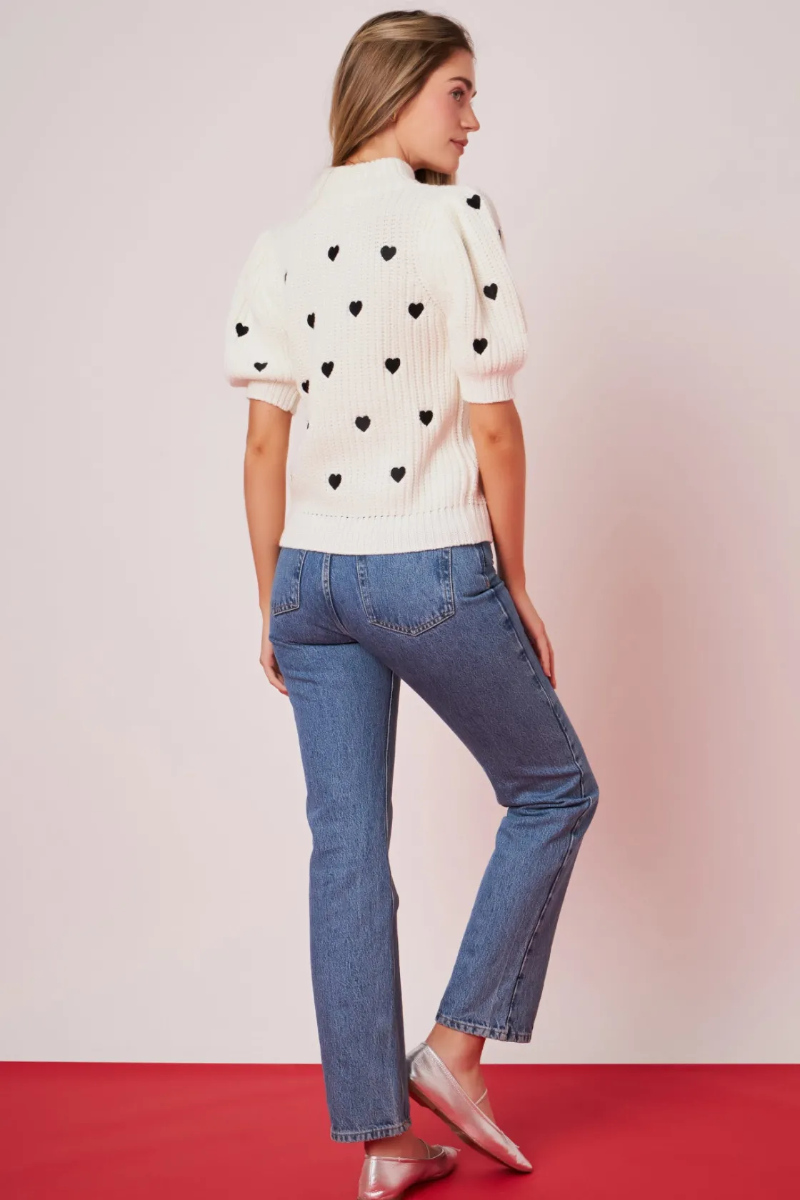 english_factory__embroide_33.webp ENGLISH FACTORY Sweaters & Knits | Tops*- Embroidered Heart Sweater