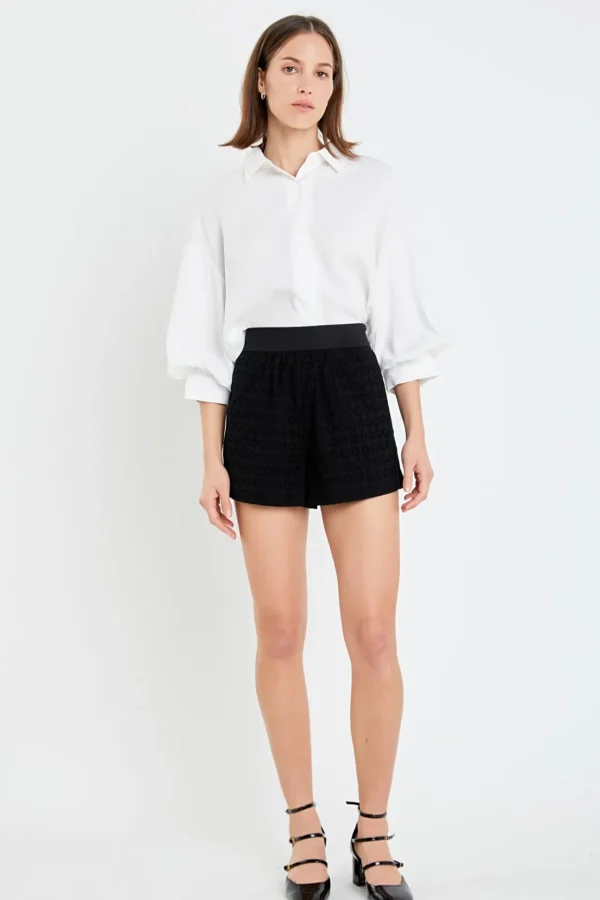 ENGLISH FACTORY Matching Sets | Shorts & Skorts*- Embroidered Cotton Shorts