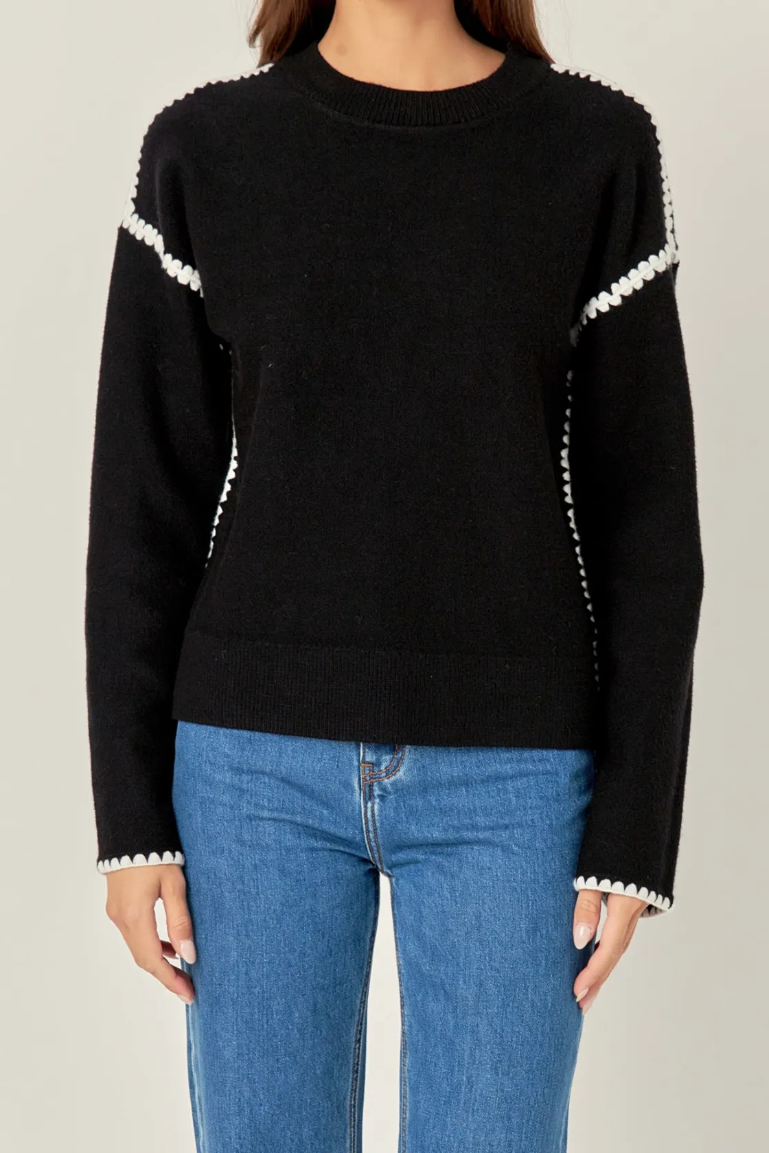 english_factory__embroide_5-3.webp ENGLISH FACTORY Sweaters & Knits*- Embroidery Detailed Sweater