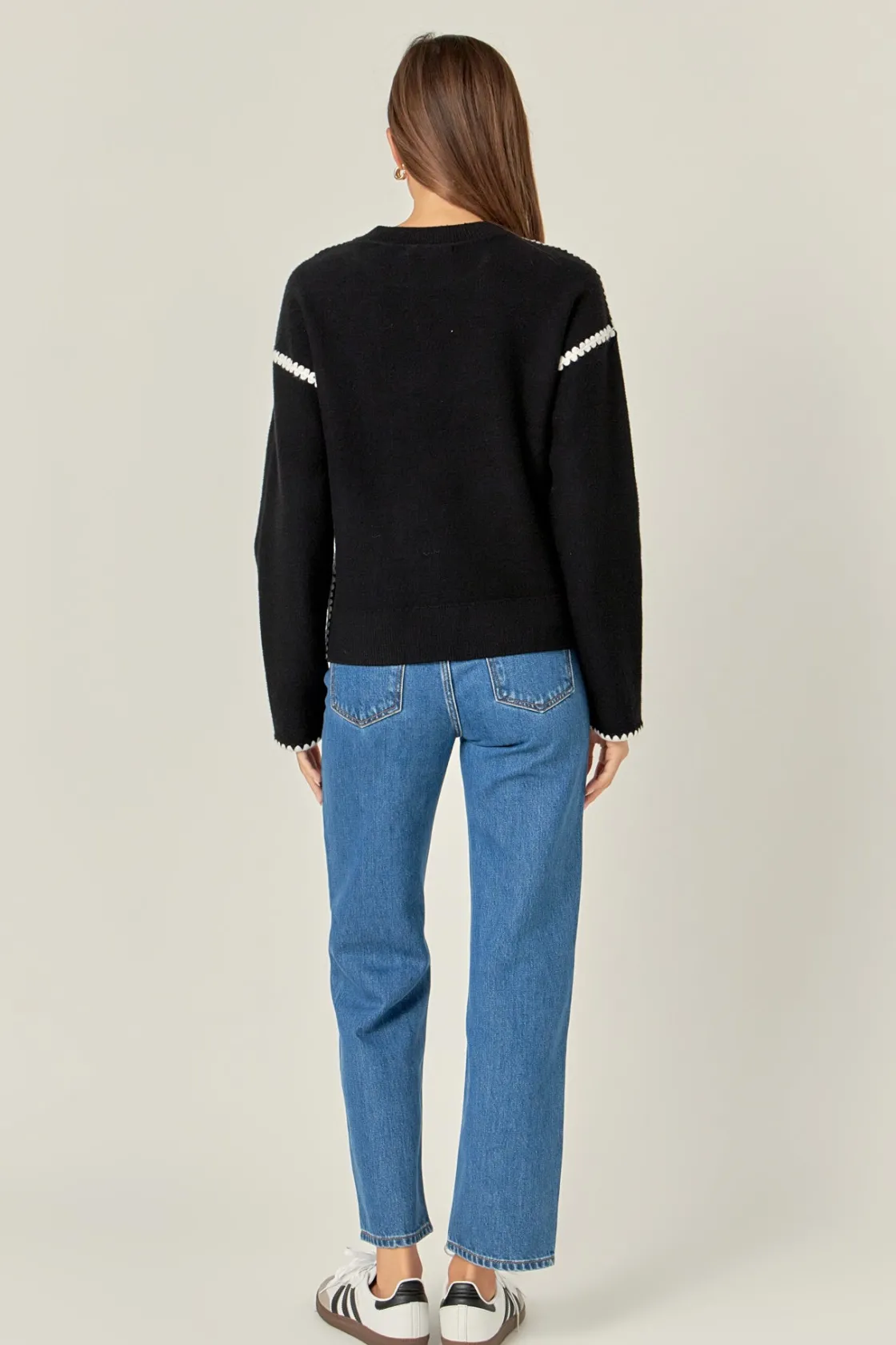 english_factory__embroide_7-3.webp ENGLISH FACTORY Sweaters & Knits*- Embroidery Detailed Sweater