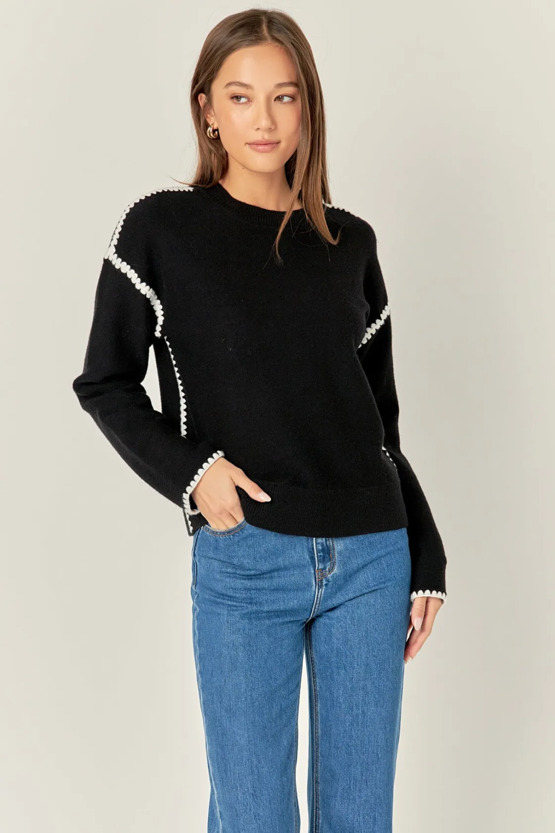 english_factory__embroide_8-3.webp ENGLISH FACTORY Sweaters & Knits*- Embroidery Detailed Sweater