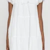 ENGLISH FACTORY Boho Dresses*- Eyelet Babydoll Dress WHITE