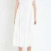 ENGLISH FACTORY White Dresses | Tops*- Eyelet Maxi Dress WHITE
