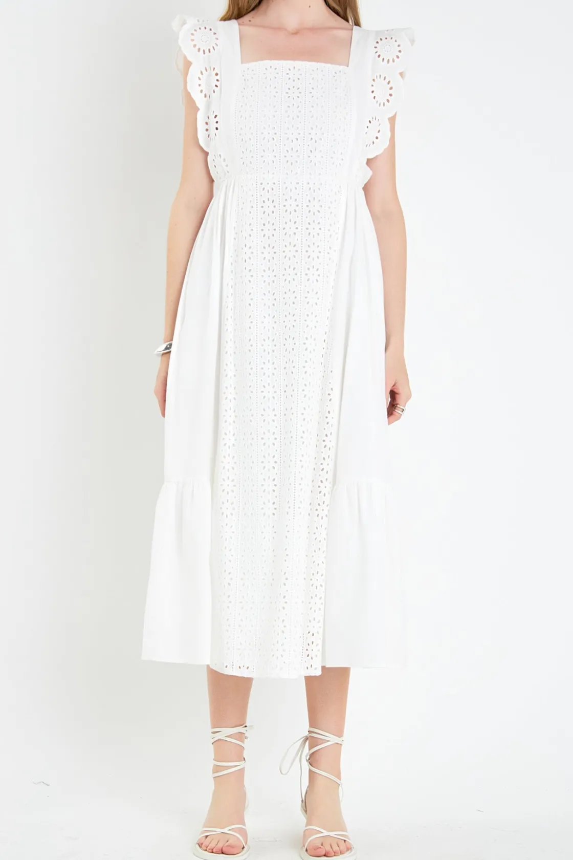 english_factory__eyelet_m_0-2.webp ENGLISH FACTORY White Dresses | Tops*- Eyelet Maxi Dress WHITE