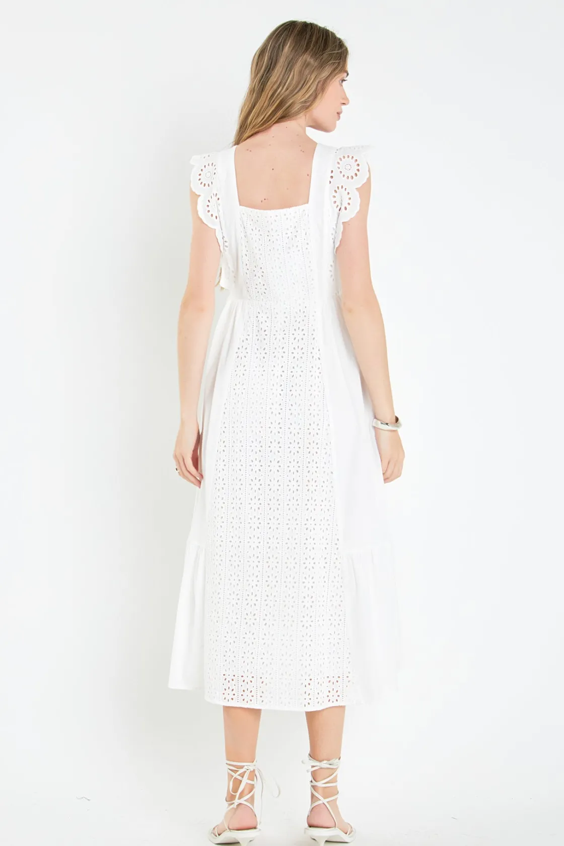 english_factory__eyelet_m_2-2.webp ENGLISH FACTORY White Dresses | Tops*- Eyelet Maxi Dress WHITE