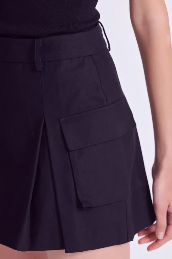 ENGLISH FACTORY Matching Sets | Tops*- Flap Pocket Mini Cargo Skort