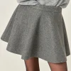 ENGLISH FACTORY Skirts*- Flare Mini Skirt CHARCOAL