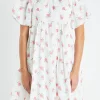 ENGLISH FACTORY White Dresses | Tops*- Floral Cotton Embroidered Dress WHITEMULTI
