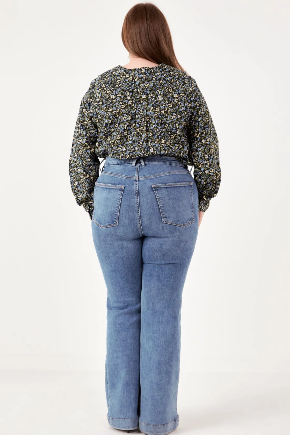 english_factory__floral_c_2-1.webp ENGLISH FACTORY Shirts & Blouses | Tops*- Floral Collar Detail Shirt