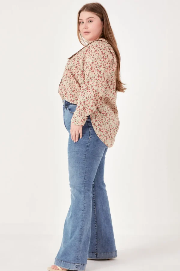 ENGLISH FACTORY Shirts & Blouses | Tops*- Floral Collar Detail Shirt