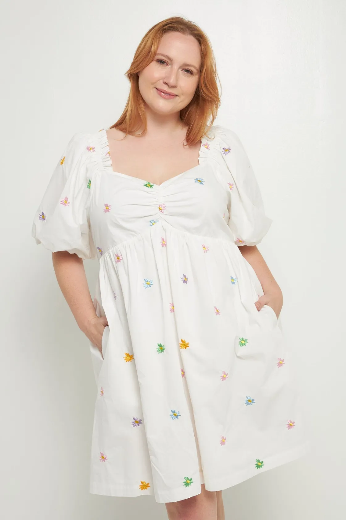english_factory__floral_e_3-3.webp ENGLISH FACTORY White Dresses | Tops*- Floral Embroidery Babydoll Dress WHITE