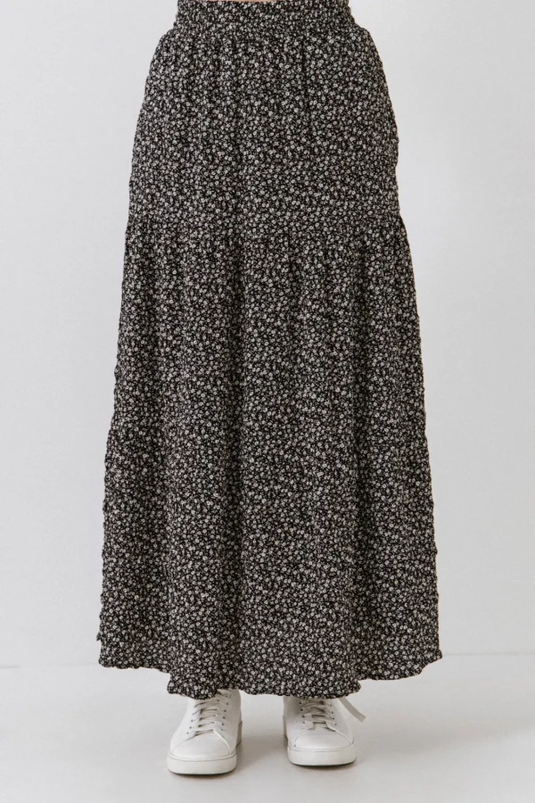 ENGLISH FACTORY Skirts | Tops*- Floral Maxi Skirt